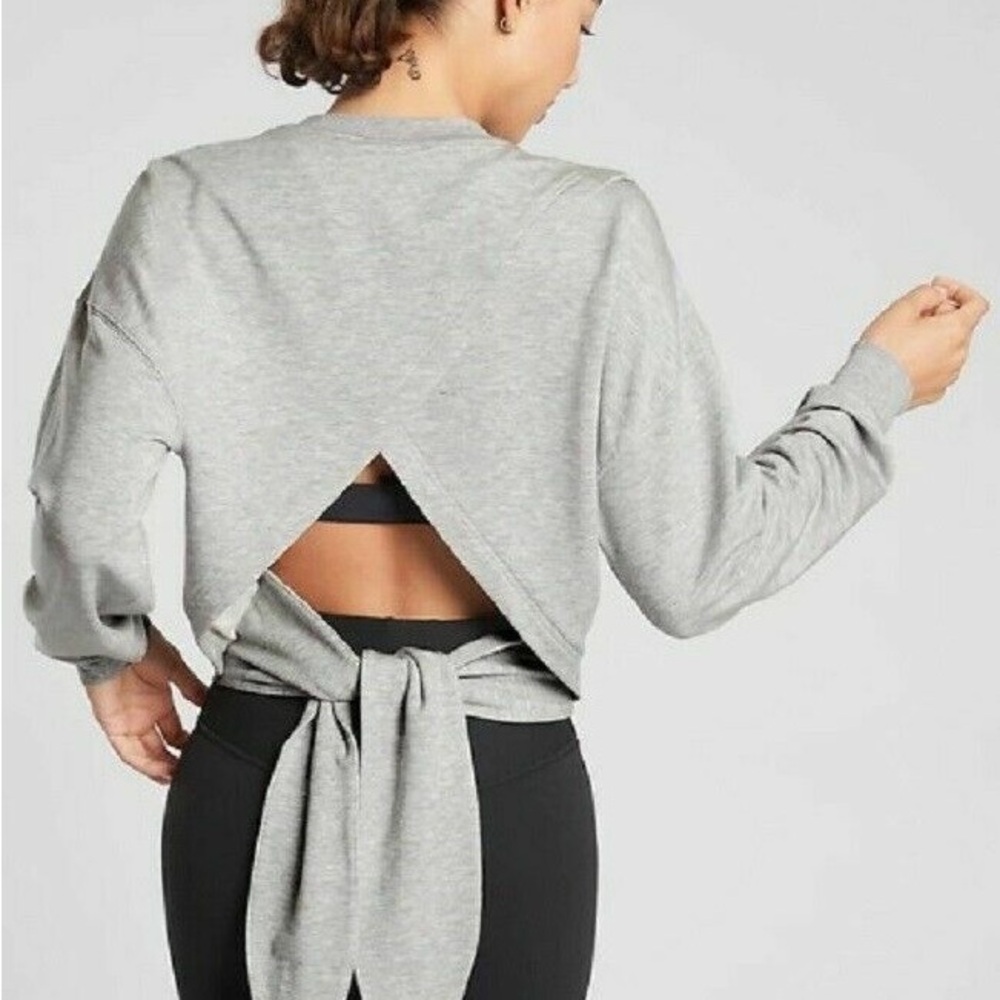 Athleta | Tie Back Sweatshirt